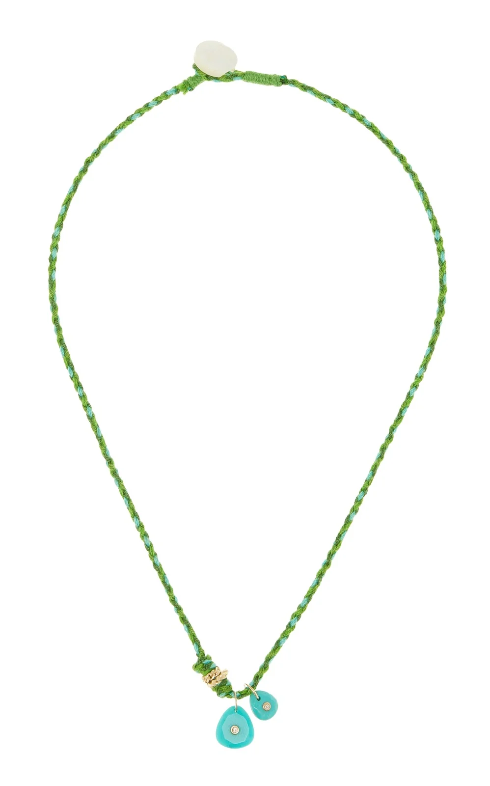 Holi 9K Gold Multi-Stone Necklace Holi 9K Gold Multi-Stone Necklace