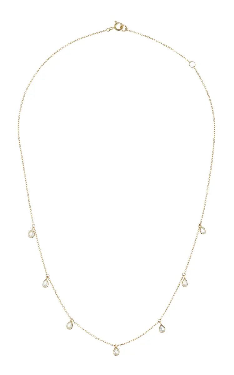 Pascale Monvoisin Palerme 9K Gold Sapphire Necklace
