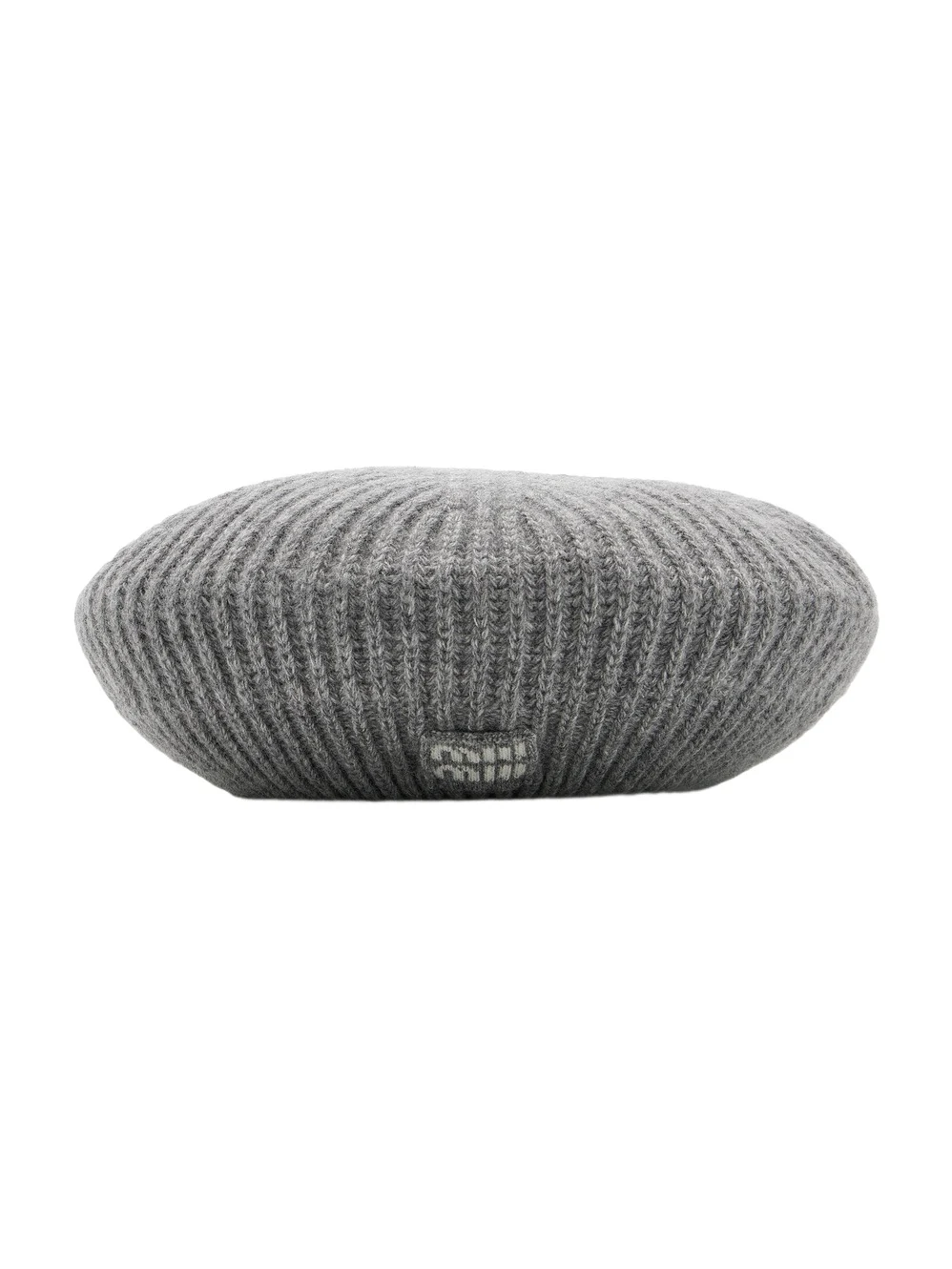 Miu Miu Ribbed Cashmere-Wool Beret