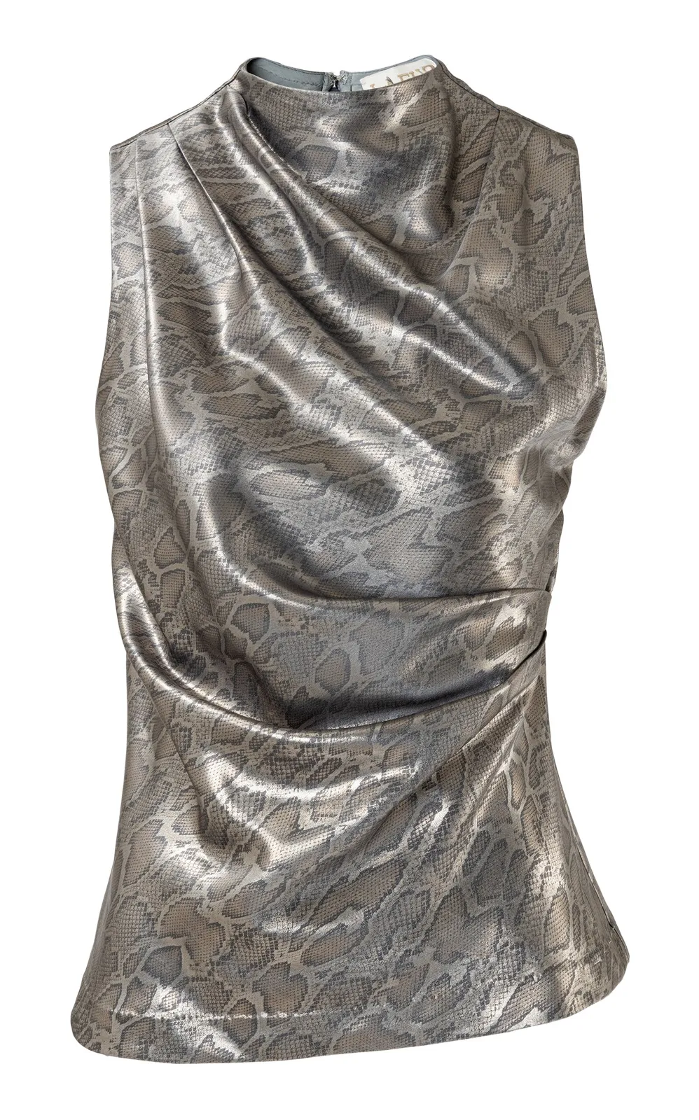 Burnt Snake Gloss Draped Top Burnt Snake Gloss Draped Top