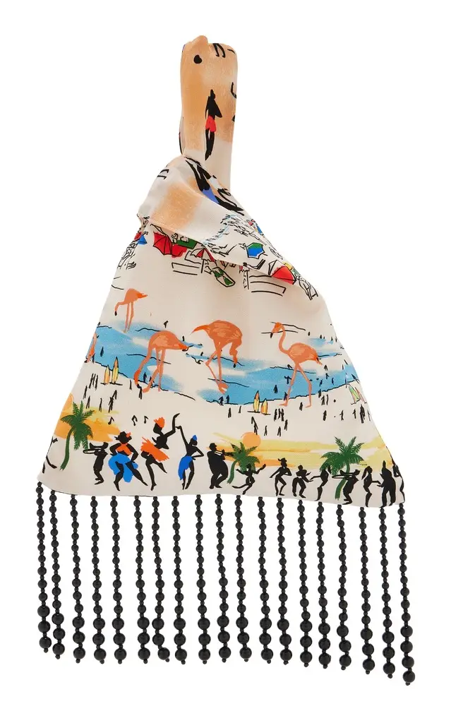 Rio-Print Silk Knot Bag Rio-Print Silk Knot Bag