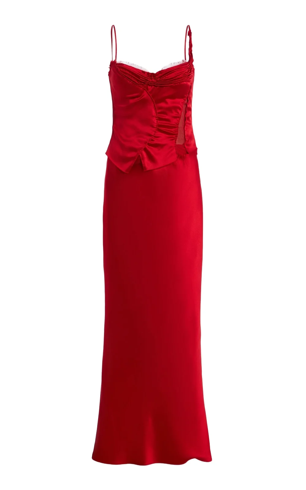 Hand Draped Satin Gown