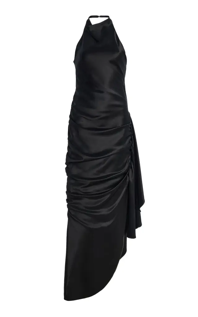 Mase Ruched Satin Maxi Dress Mase Ruched Satin Maxi Dress