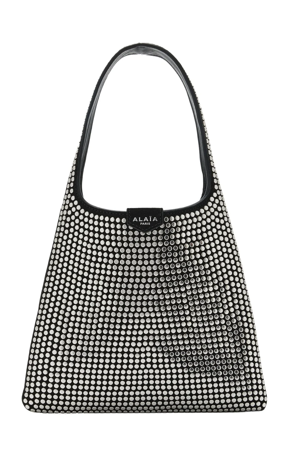 Alaïa Small Studded Suede Hobo Bag