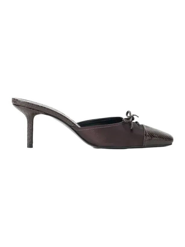 Faye Leather Mules Faye Leather Mules