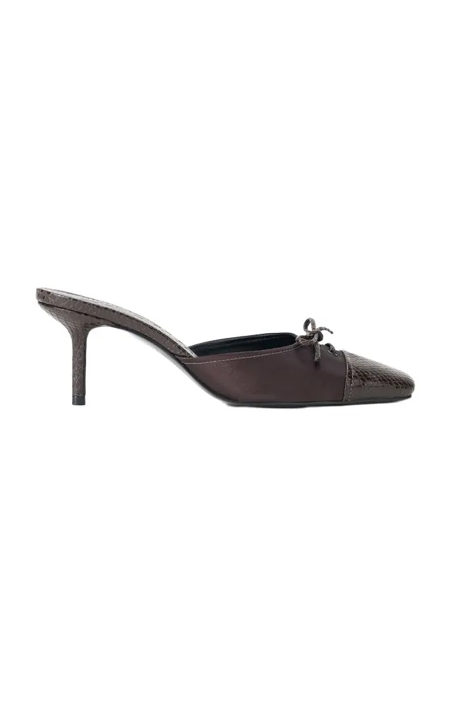Faye Leather Mules