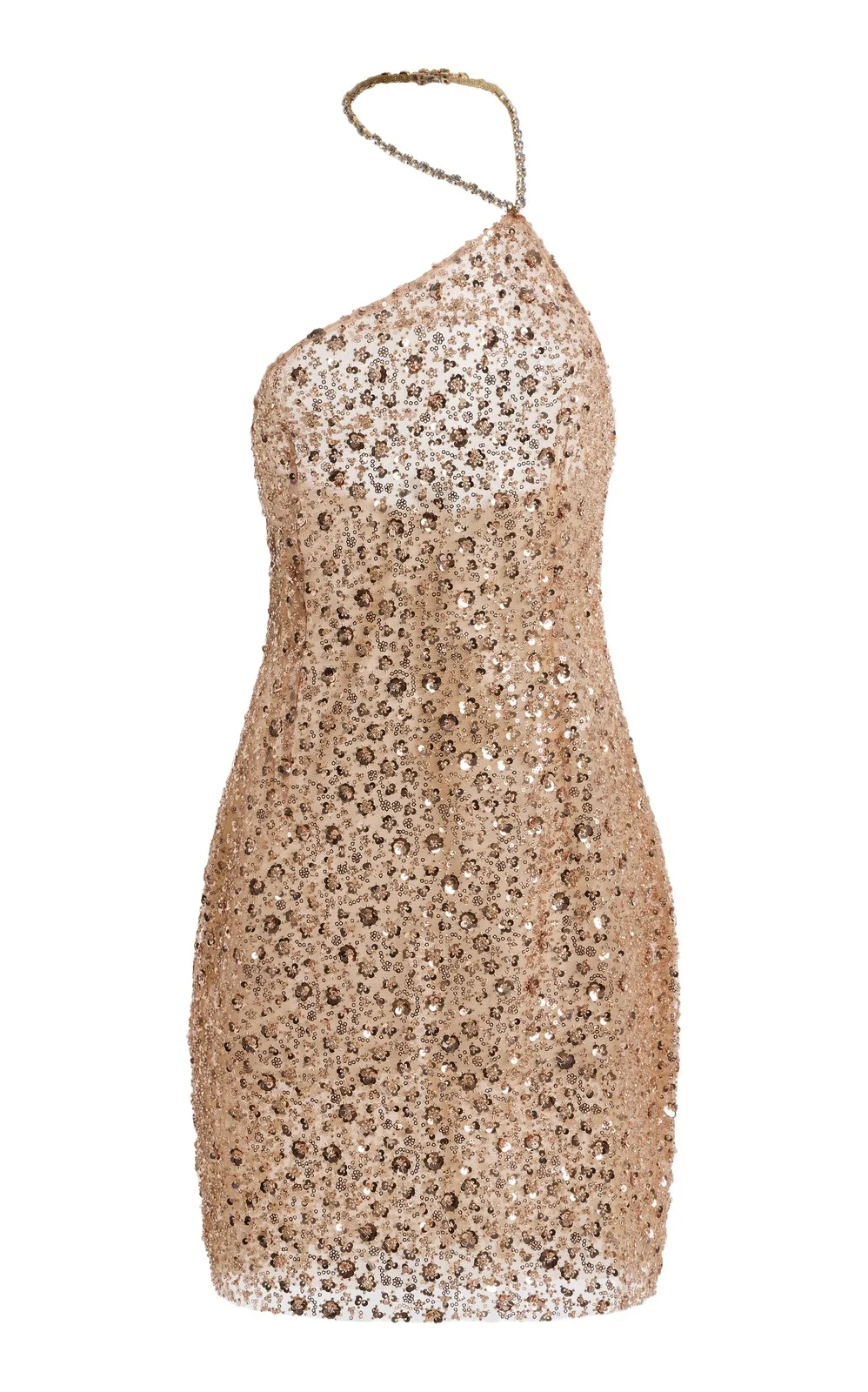 Exclusive Slit Sequined Mini Dress Exclusive Slit Sequined Mini Dress