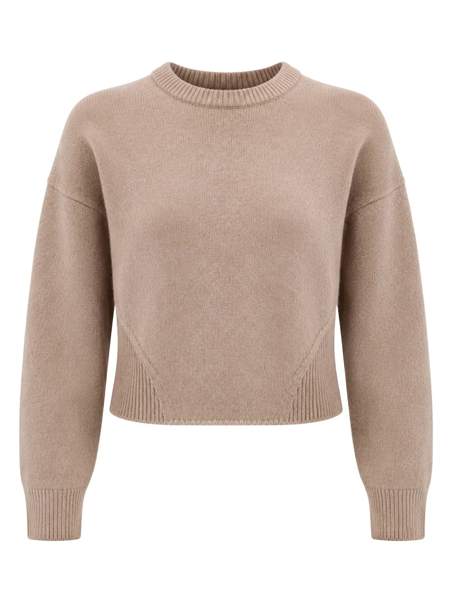 Alaïa Cinched Cashmere Knit Sweater