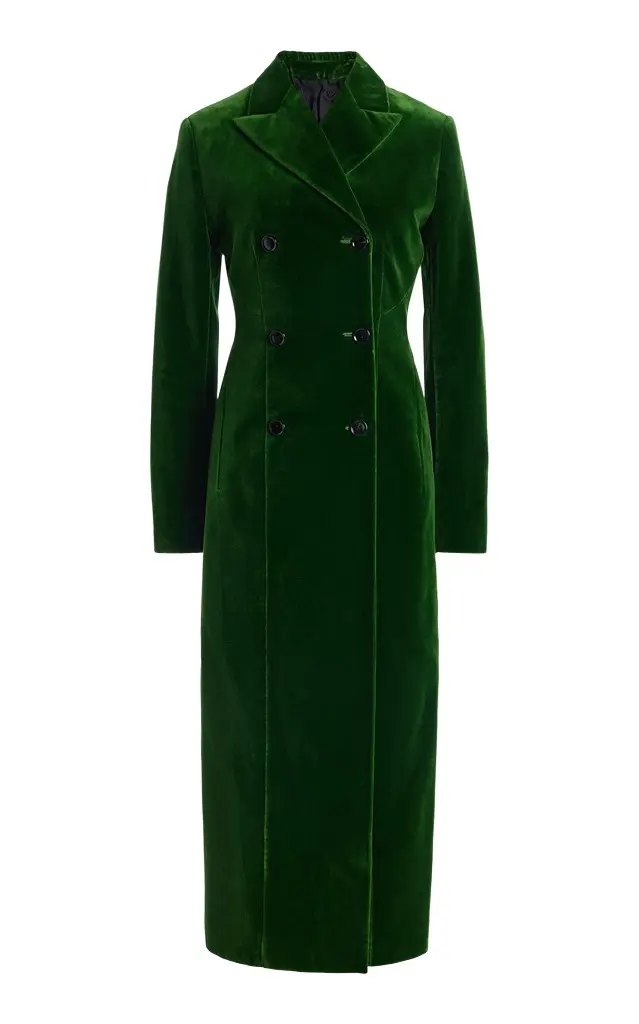 Tailored Cotton-Velvet Coat Tailored Cotton-Velvet Coat