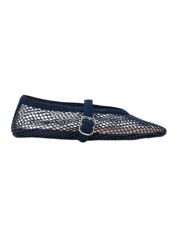 Alaïa Fishnet Ballet Flats