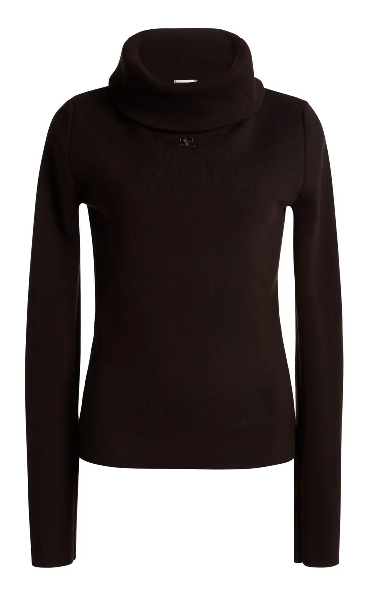 High-Collar Wool Sweater High-Collar Wool Sweater