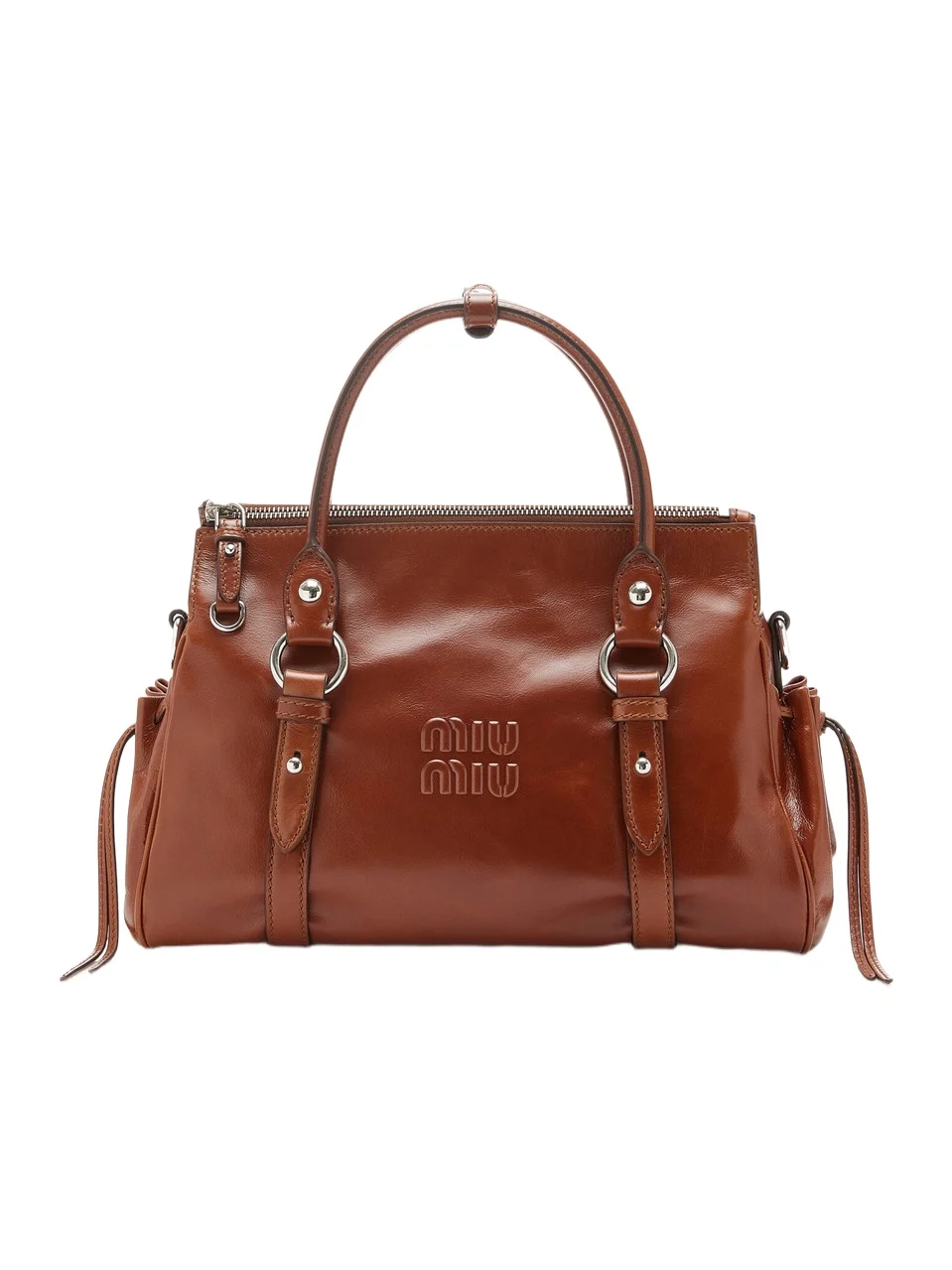 Miu Miu Leather Top Handle Bag
