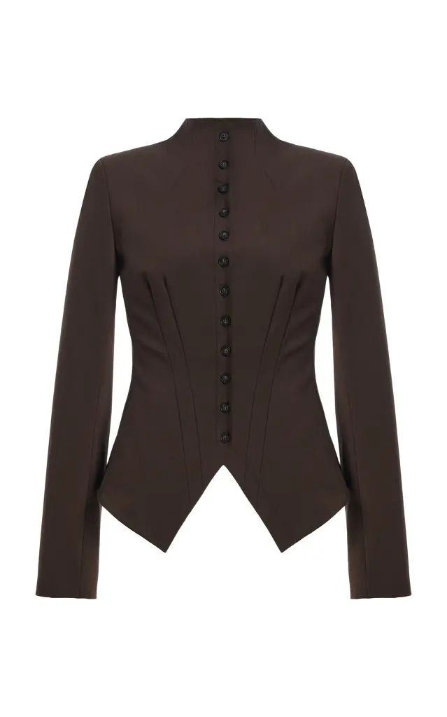 Staud Adrian Twill Jacket