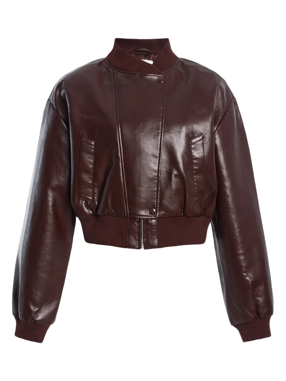 Camille Leather Moto Jacket Camille Leather Moto Jacket