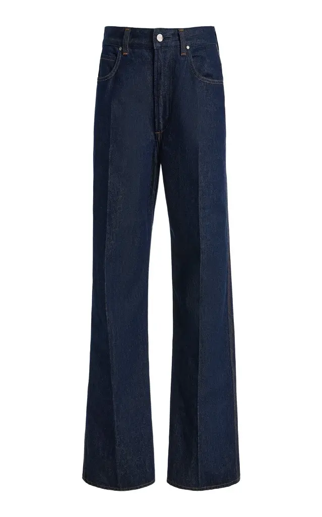 Morgan Rigid Mid-Rise Straight-Leg Jeans Morgan Rigid Mid-Rise Straight-Leg Jeans