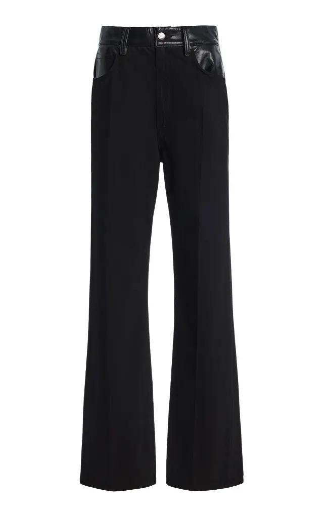 Morgan Rigid Mid-Rise Straight-Leg Jeans Morgan Rigid Mid-Rise Straight-Leg Jeans