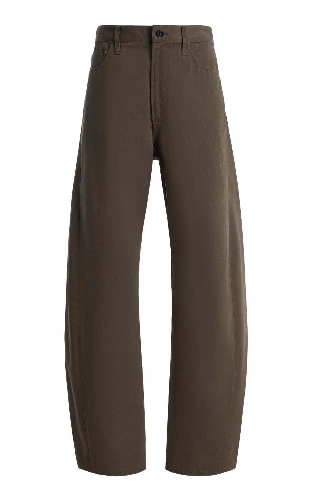 AGOLDE Luna Twill High-Rise Tapered-Leg Trousers