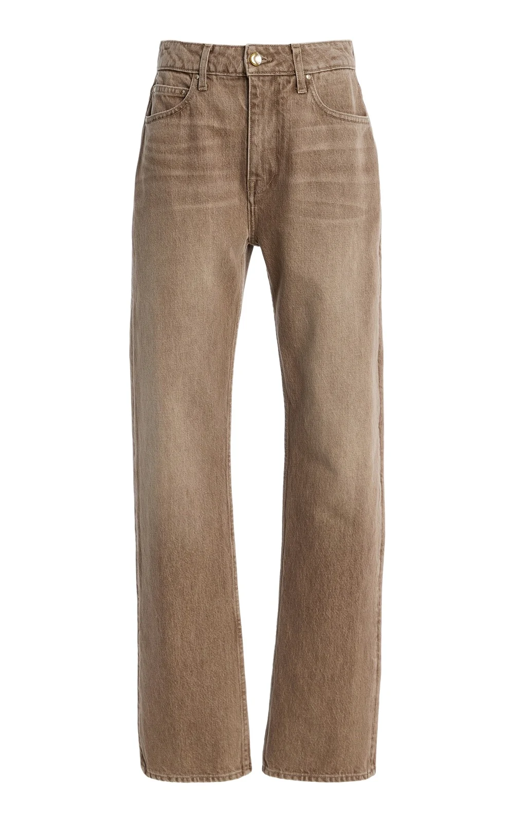 Holt Rigid Mid-Rise Straight-Leg Jeans