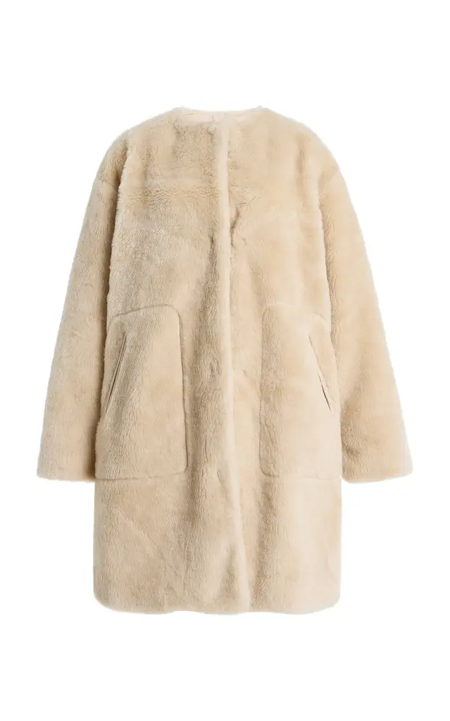 Citizens of Humanity Martina Long Sherpa-Wool Coat