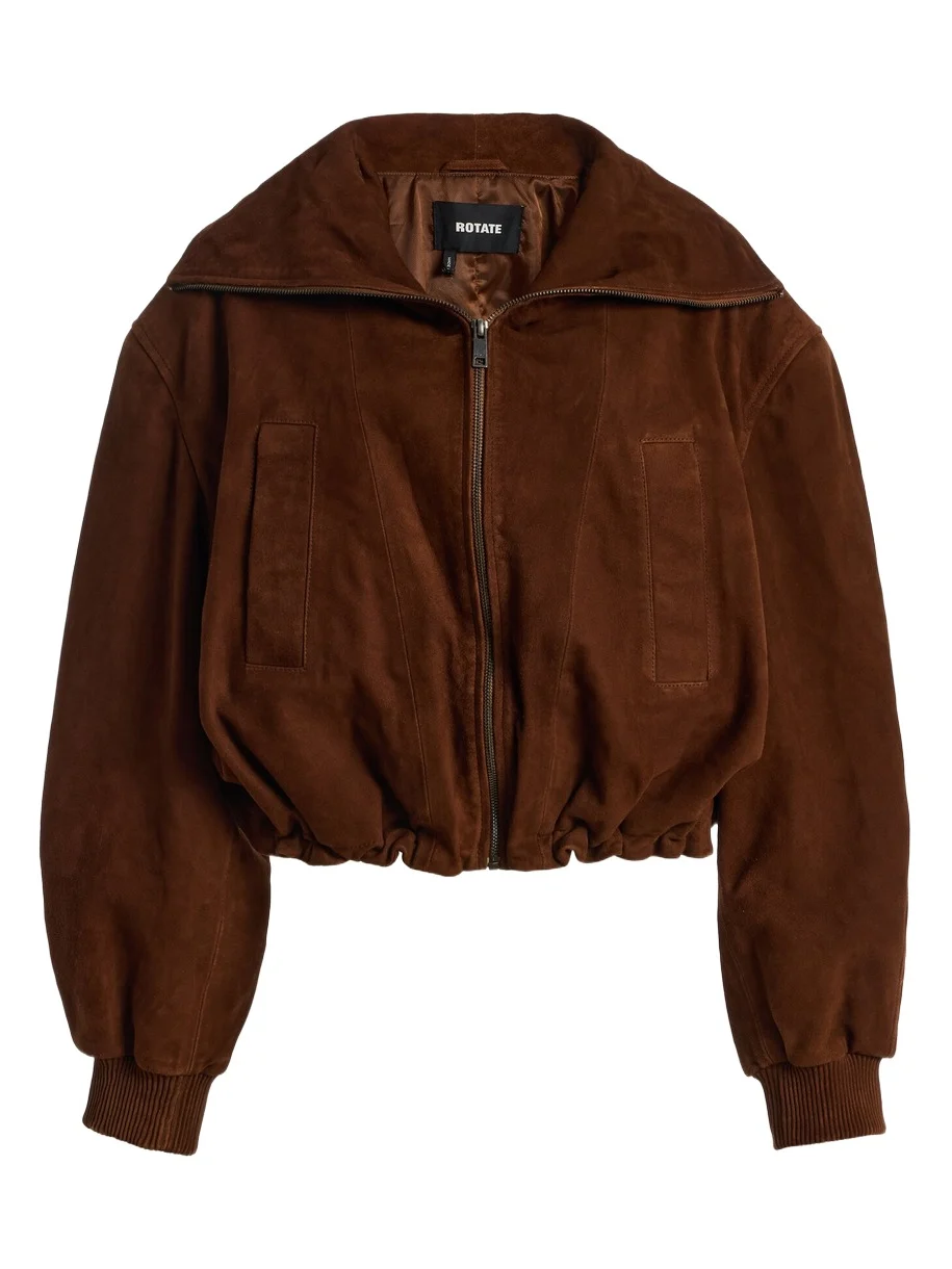 ROTATE Anorak Suede Jacket
