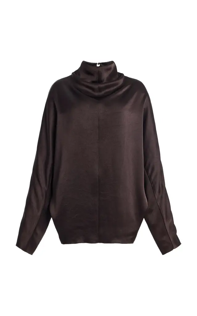 Citizens of Humanity Ilaria Draped Satin Top
