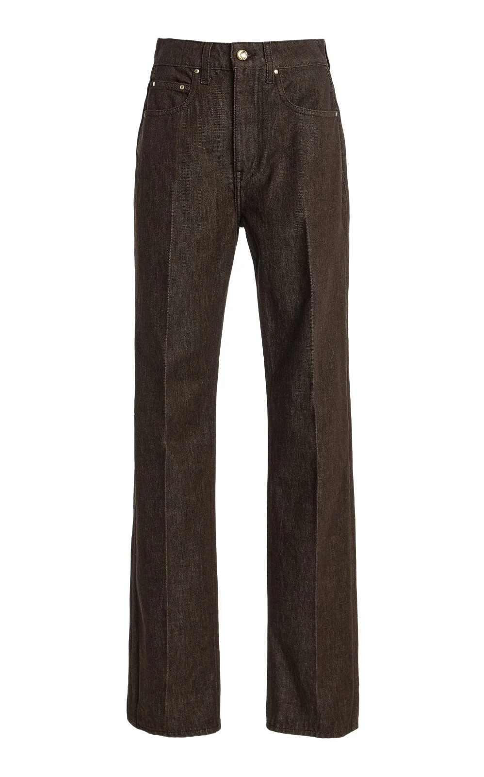 Noon Rigid Mid-Rise Straight-Leg Jeans