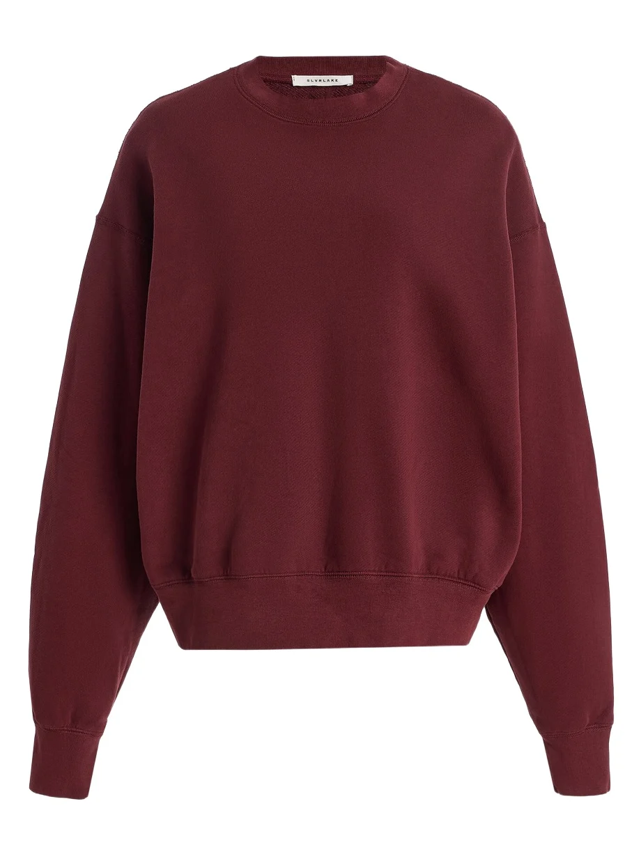 SLVRLAKE Cinch Cotton Crewneck Sweatshirt