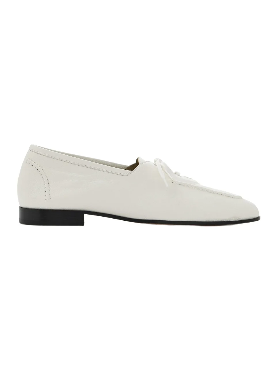 Bottega Veneta Romeo Lace-Up Leather Flats