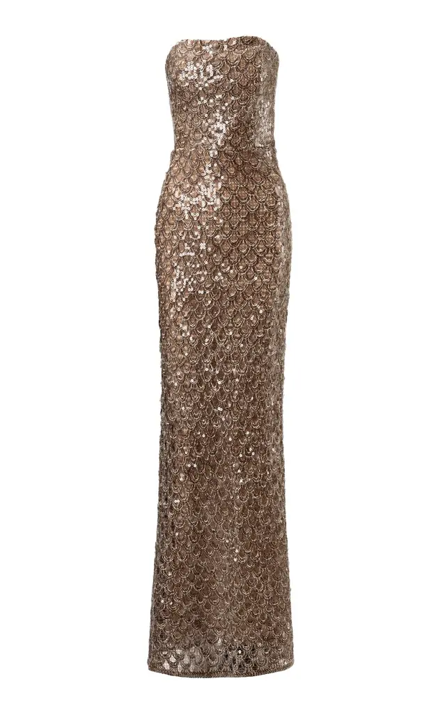 Scales Of Gold Column Dress Scales Of Gold Column Dress