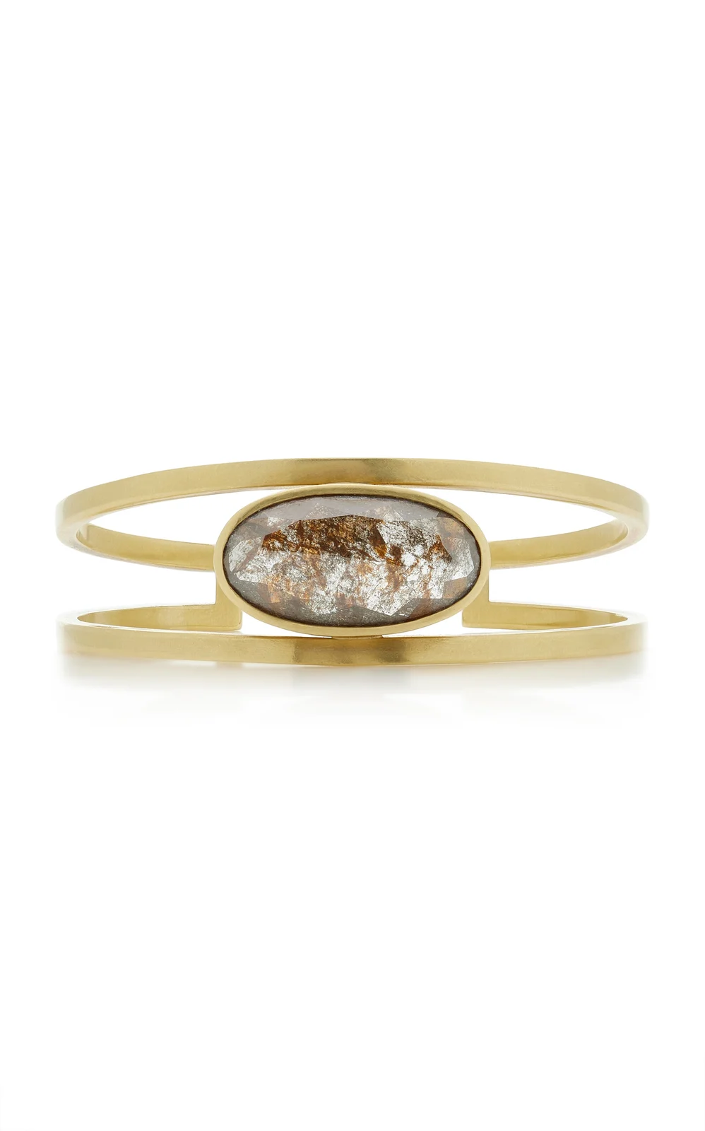 Oval Rough Cut Diamond Electra Bangle Oval Rough Cut Diamond Electra Bangle