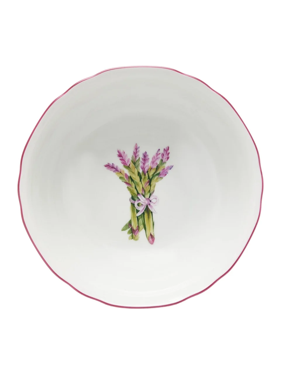 Augarten Wien Exclusive Botanica Asparagus Porcelain Serving Bowl