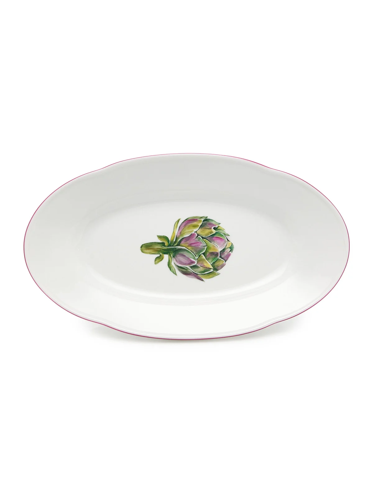 Augarten Wien Exclusive Botanica Artichoke Porcelain Serving Plate