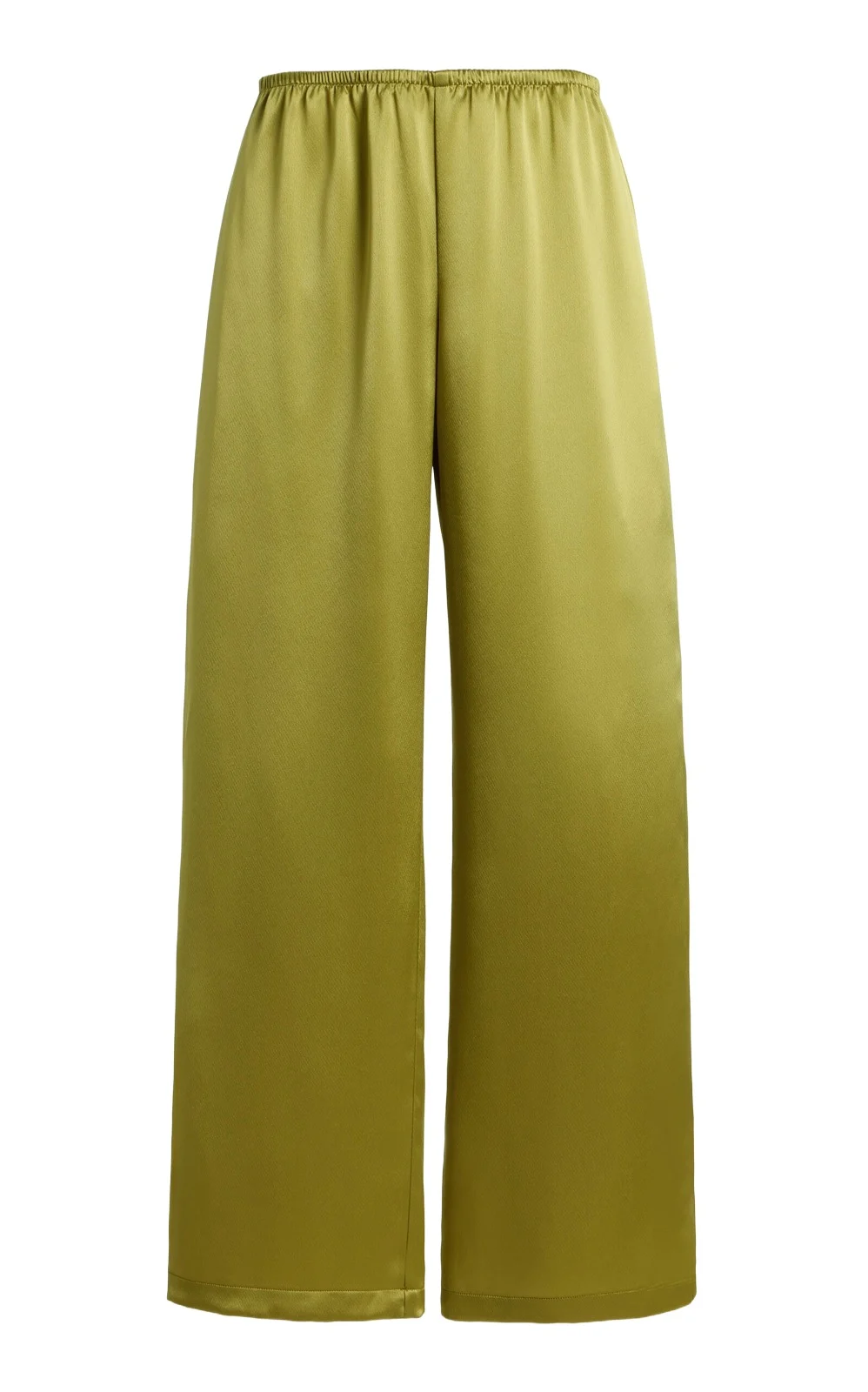 Barb Satin Wide-Leg Pants