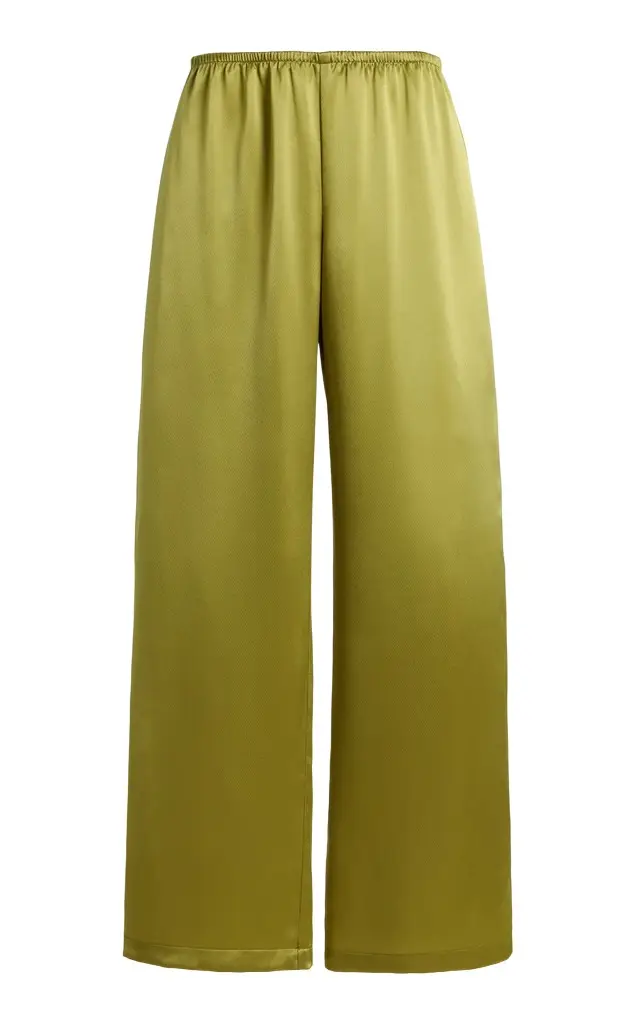 Barb Satin Wide-Leg Pants Barb Satin Wide-Leg Pants