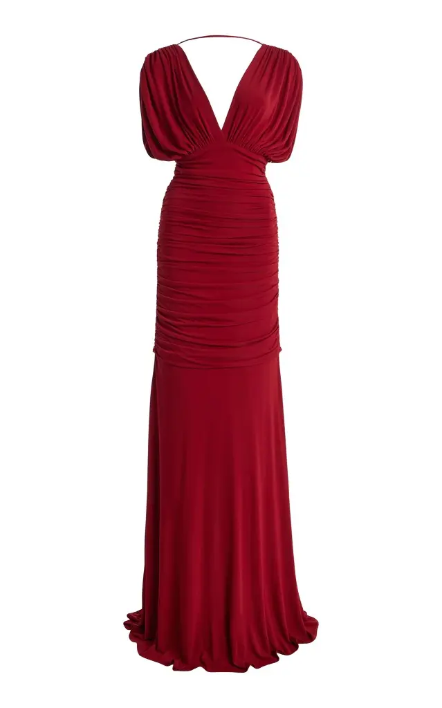 Norvelle Draped Jersey Gown Norvelle Draped Jersey Gown