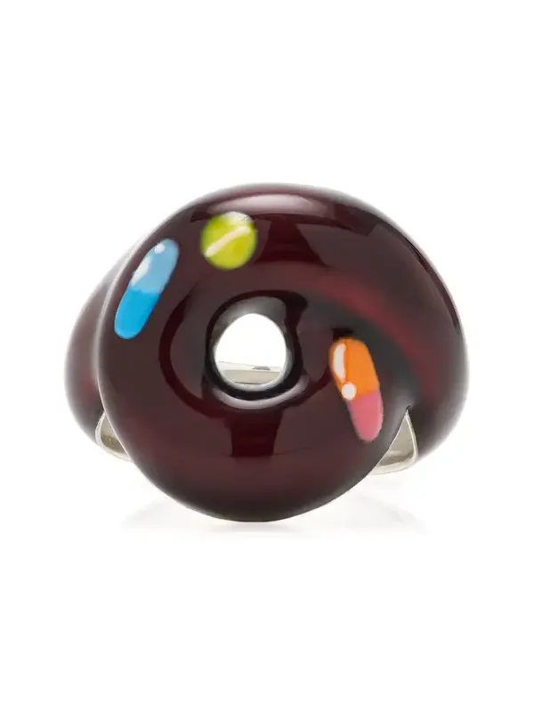 Exclusive Pill Tarallo Sterling Silver Enamel Ring Exclusive Pill Tarallo Sterling Silver Enamel Ring