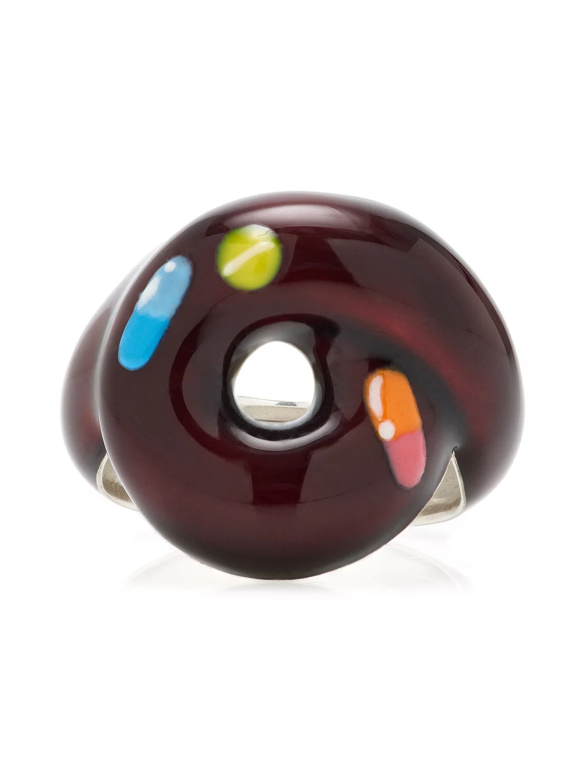 Exclusive Pill Tarallo Sterling Silver Enamel Ring Exclusive Pill Tarallo Sterling Silver Enamel Ring