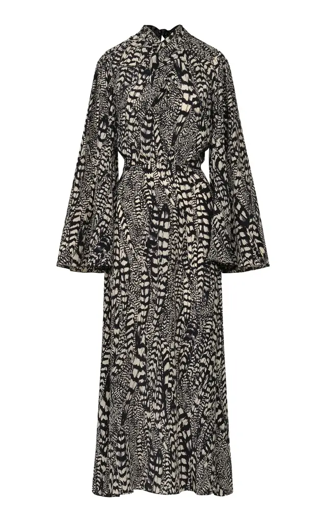 Johanna Ortiz Maiden Voyage Printed Silk Maxi Dress