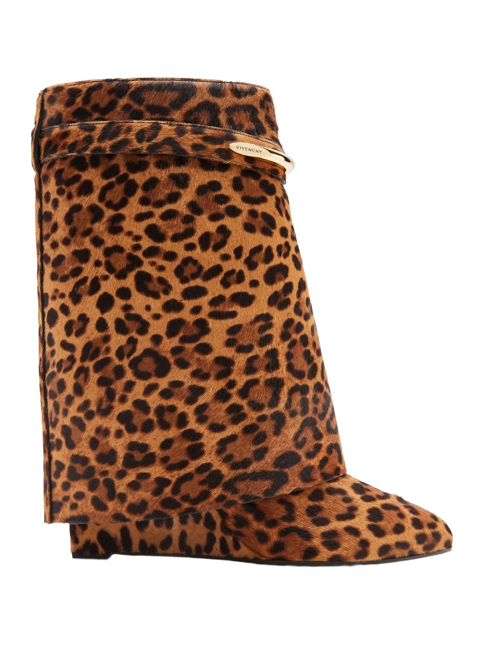 Givenchy 90mm Shark Pinch Pony Hair Ankle Boots
