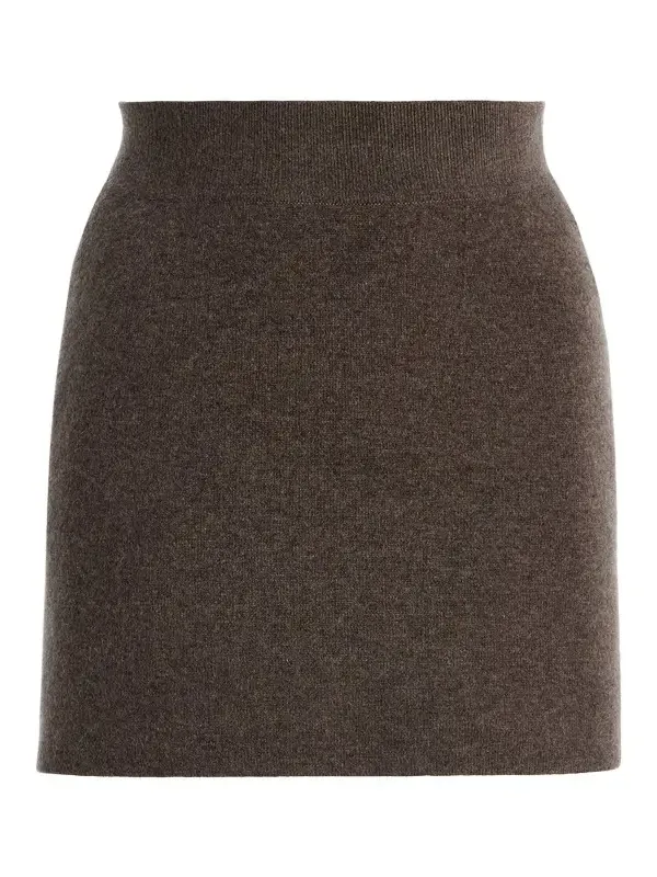 Exclusive Tube Cashmere-Wool Mini Skirt