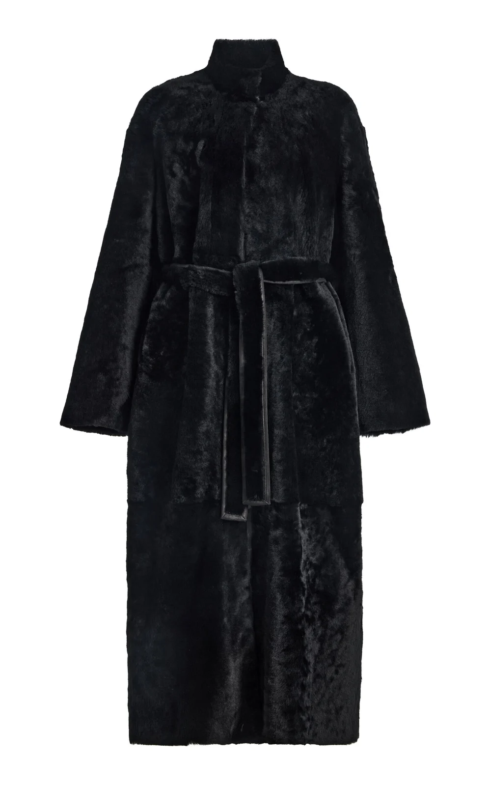 Nour Hammour Grace Leather Coat