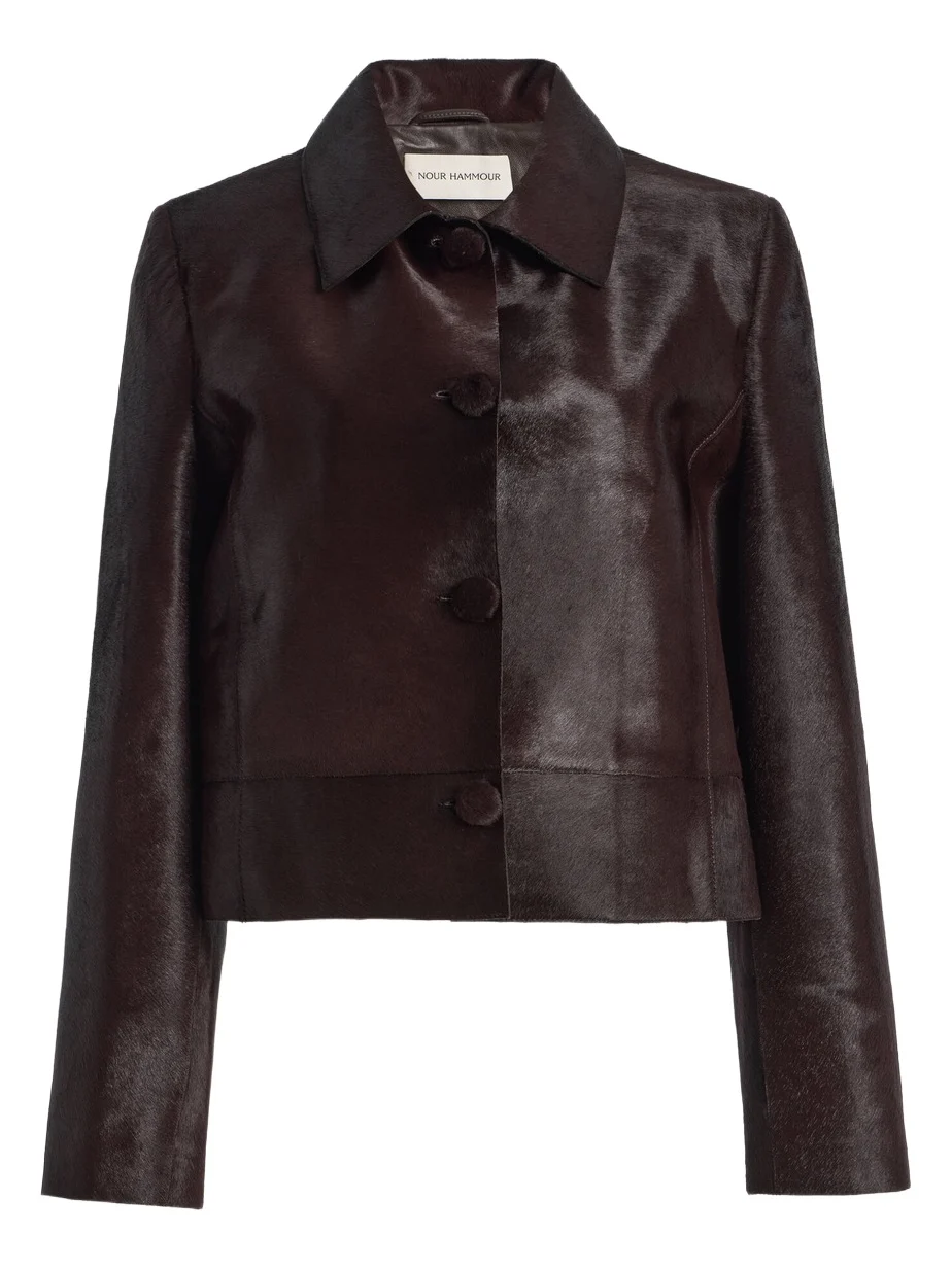 Nour Hammour Hadley Pony Hair Jacket