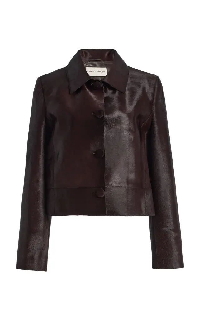Nour Hammour Hadley Pony Hair Jacket