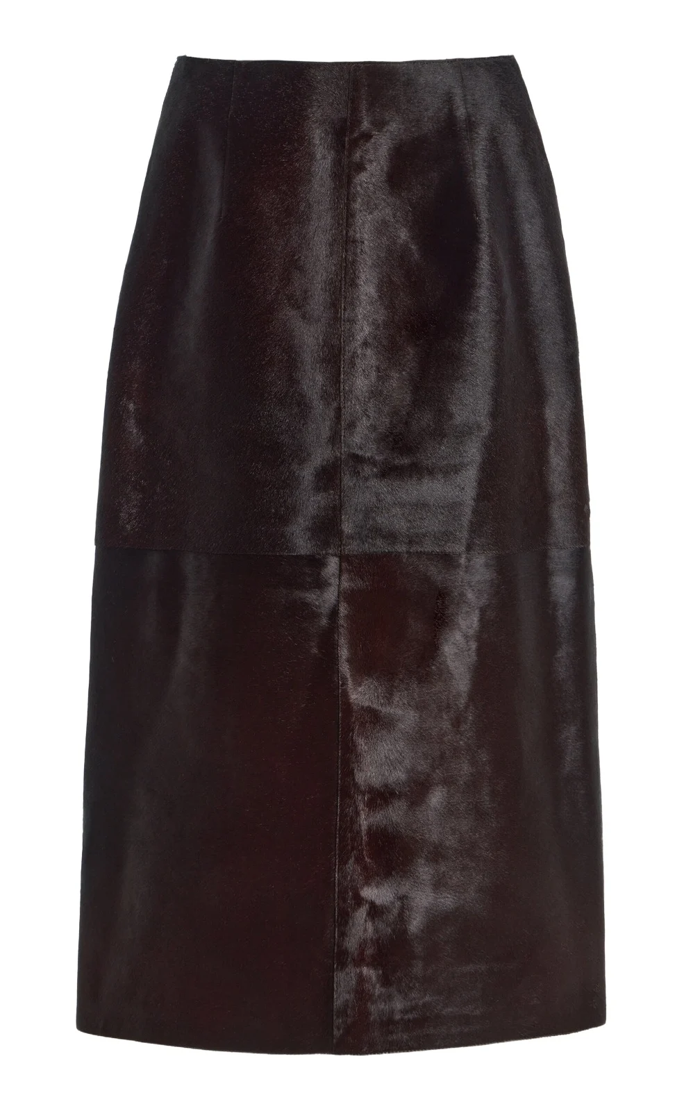 Nour Hammour Alana Pony Hair Midi Skirt