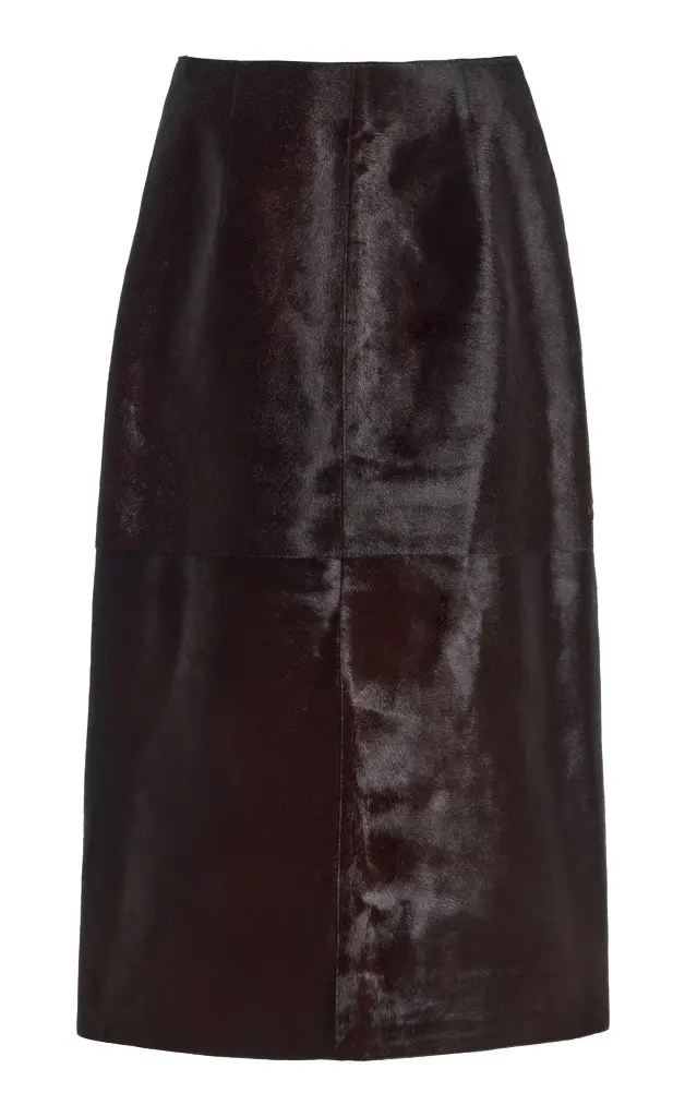 Alana Pony Hair Midi Skirt Alana Pony Hair Midi Skirt