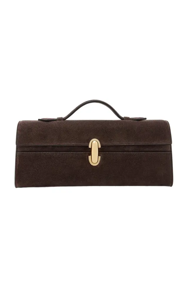 Slim Symmetry Suede Pochette Slim Symmetry Suede Pochette