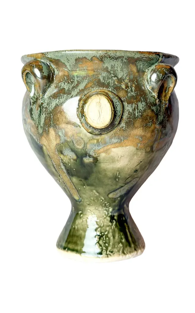 Jeanette Morrow Venus Intaglio Asher Vase