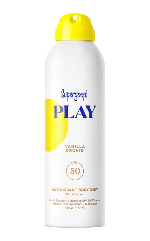SUPERGOOP! PLAY Antioxidant Body Mist SPF 50 with Vitamin C: Vanilla Orchid