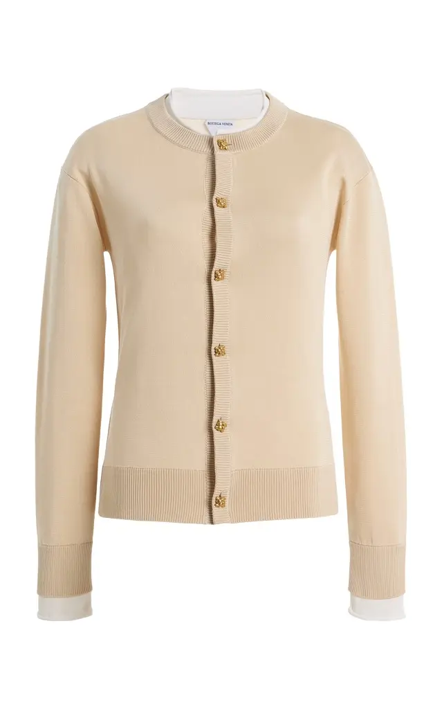 Bottega Veneta Knitted Silk-Blend Cardigan