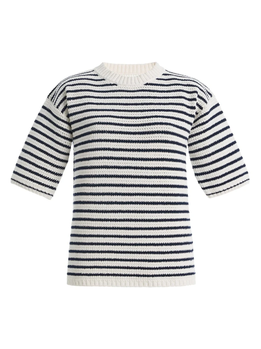 Bottega Veneta Crocheted Cotton T-Shirt